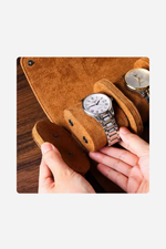 Load image into Gallery viewer, Luxury Watch Travel Case – Securely Holds 2 Watches