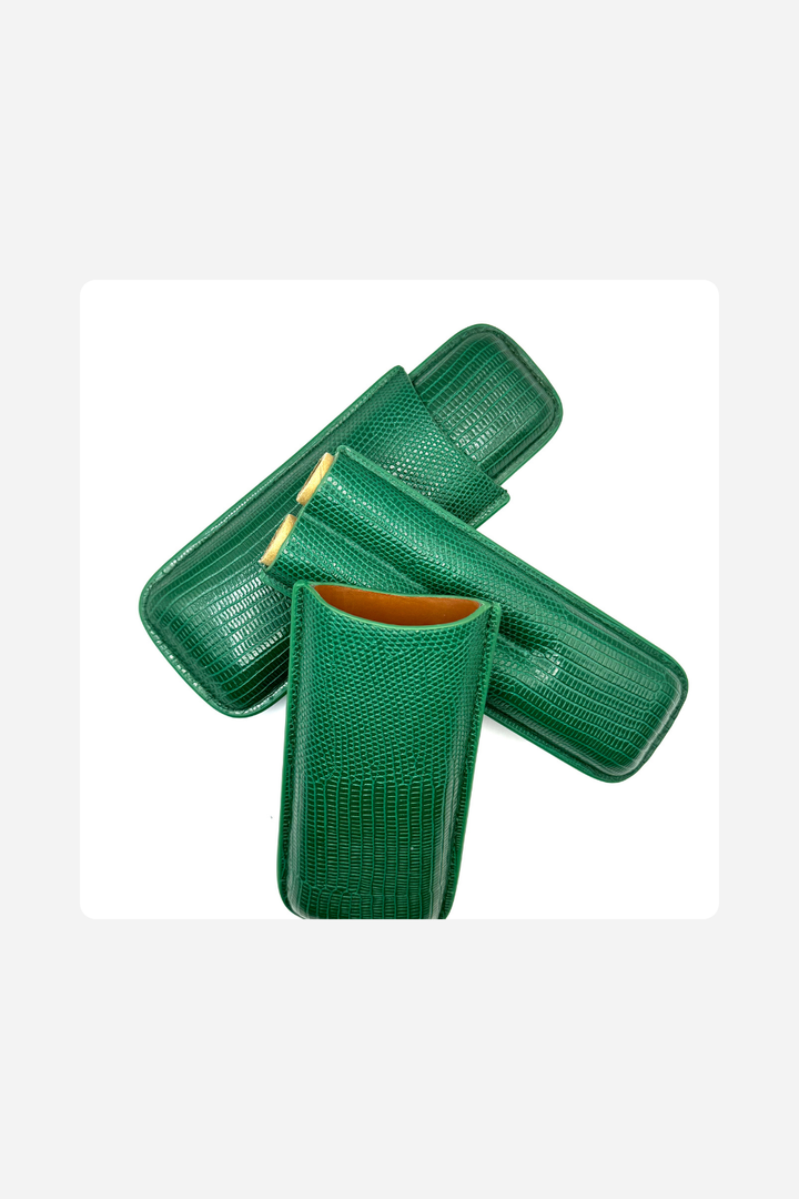 Luxury Cigar Travel Case – Holds 2 Cigars