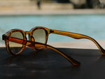 Load image into Gallery viewer, Brown Cloud Frame Sunglasses with Caramel Gradient Lenses – Luxe Artefatto