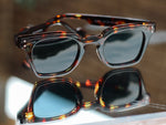 Load image into Gallery viewer, Animal Print Frame Sunglasses with Black Lenses – Bold & Timeless