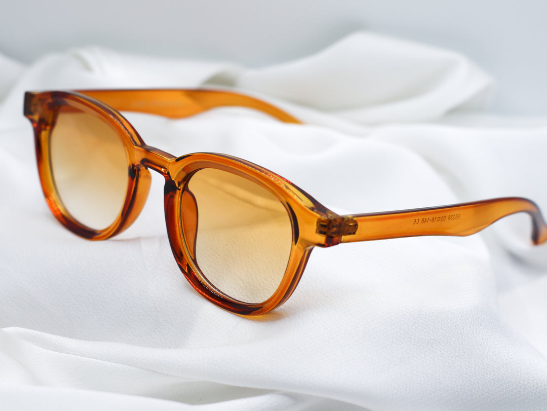 Brown Cloud Frame Sunglasses with Caramel Gradient Lenses – Luxe Artefatto