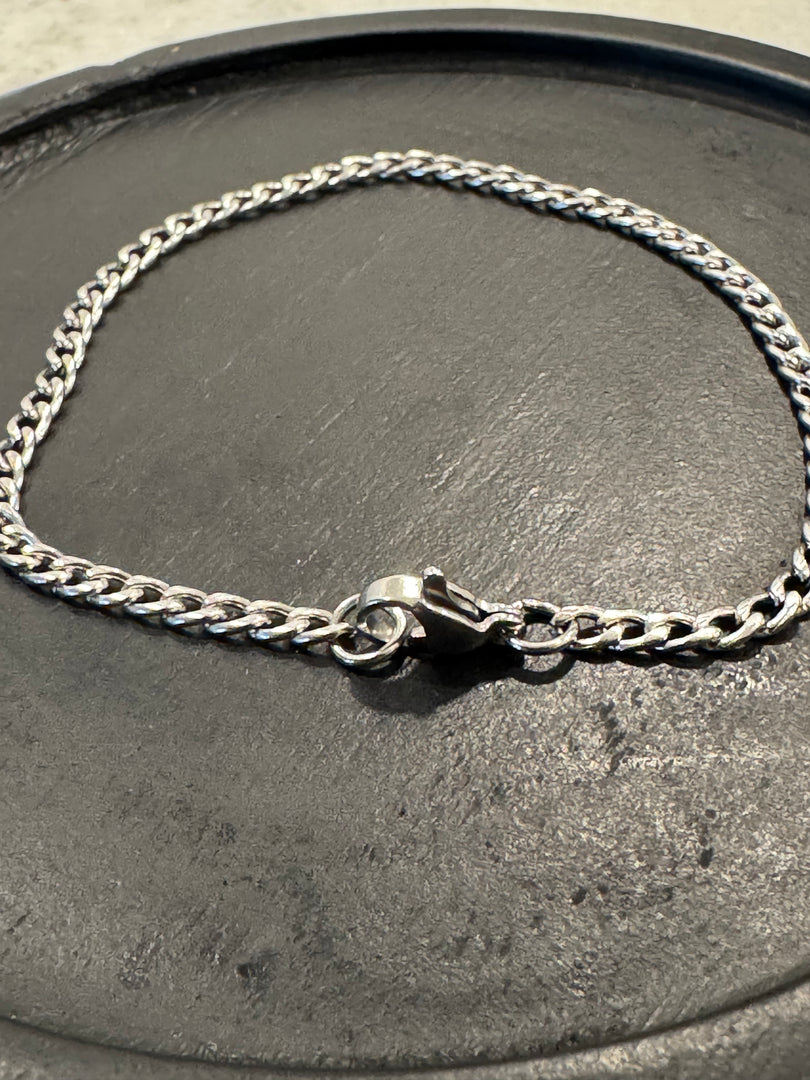 Stainless Steel Bracelet Small Cuban Style