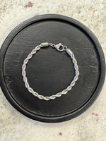 Load image into Gallery viewer, Cres Twisted Rope Chain Bracelet – Timeless Elegance in Every Twist