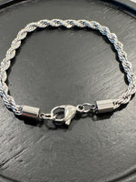 Load image into Gallery viewer, Cres Twisted Rope Chain Bracelet – Timeless Elegance in Every Twist