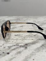 Load image into Gallery viewer, Black & Gold Frame Sunglasses with Yellow Lenses – Bold & Luxurious