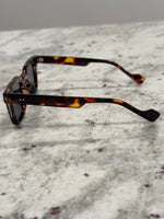 Load image into Gallery viewer, Animal Print Frame Sunglasses with Black Lenses – Bold & Timeless