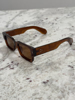 Load image into Gallery viewer, Modern Square Brown Frame Sunglasses with Brown Lenses – Timeless Elegance