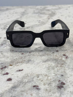 Load image into Gallery viewer, Deep Black Frame Sunglasses with Black Lenses – Bold & Timeless