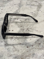 Load image into Gallery viewer, Black & Metal Frame Sunglasses with Polarized Black Lenses – Luxe Artefatto
