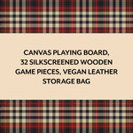 Load image into Gallery viewer, Pendleton Red Black Check Pattern Chess & Checkers