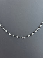 Load image into Gallery viewer, Black/Silver Sphere Chain

