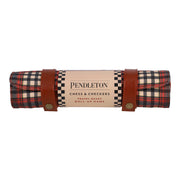 Pendleton Red Black Check Pattern Chess & Checkers