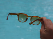 Brown Cloud Frame Sunglasses with Caramel Gradient Lenses – Luxe Artefatto