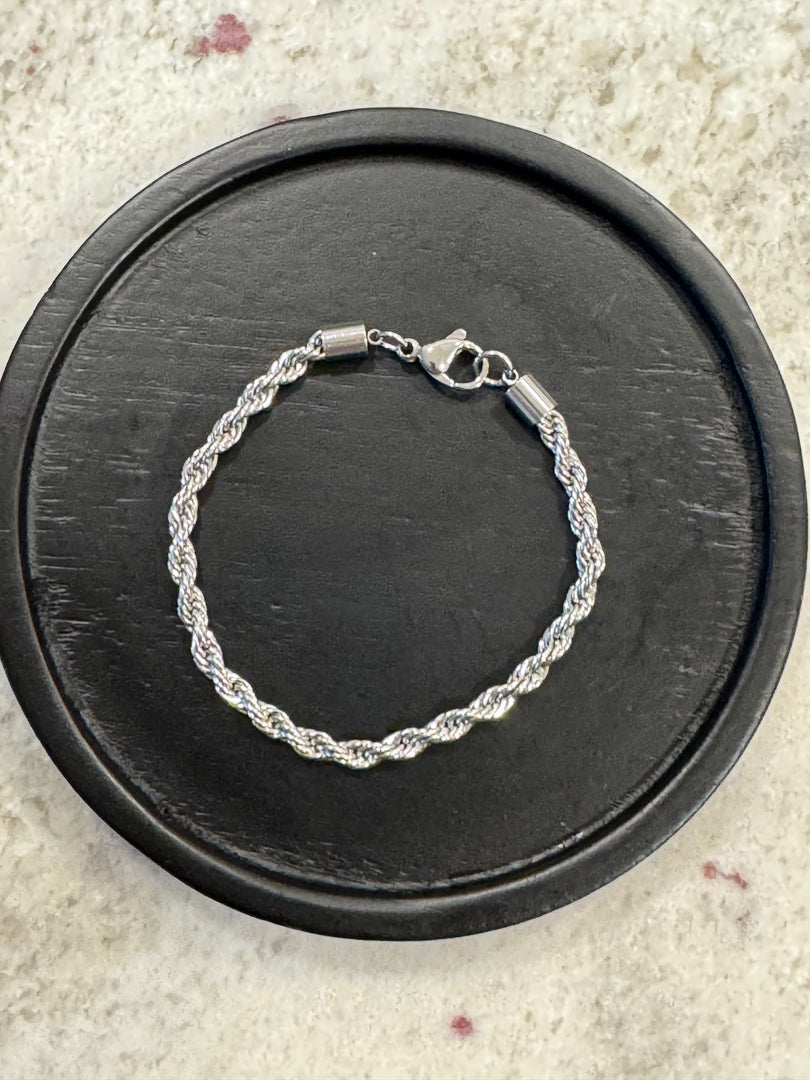 Cres Twisted Rope Chain Bracelet – Timeless Elegance in Every Twist
