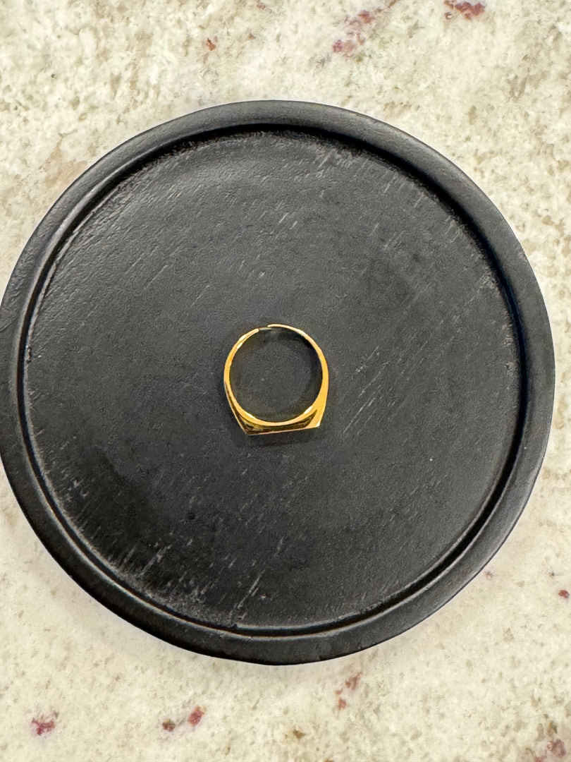 Men’s Stainless Steel Glossy Ring – Sleek, Waterproof & Non-Fading